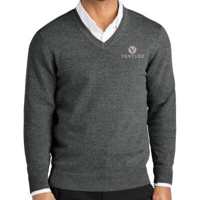 Venture Church Network - Easy Care V Neck Sweater Thumbnail